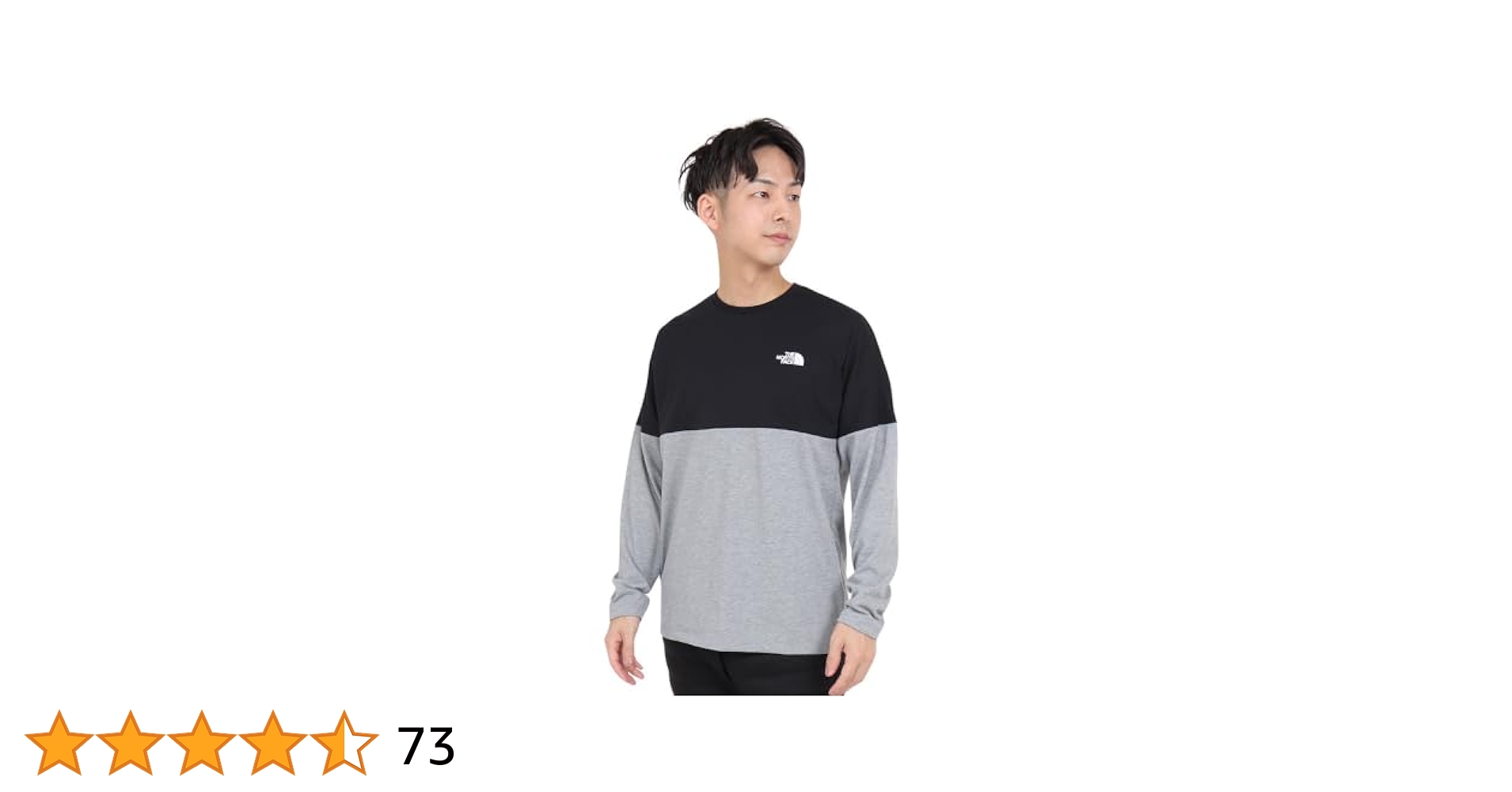 Amazon | [ザノースフェイス] ロングスリーブバイカラードヌプシ